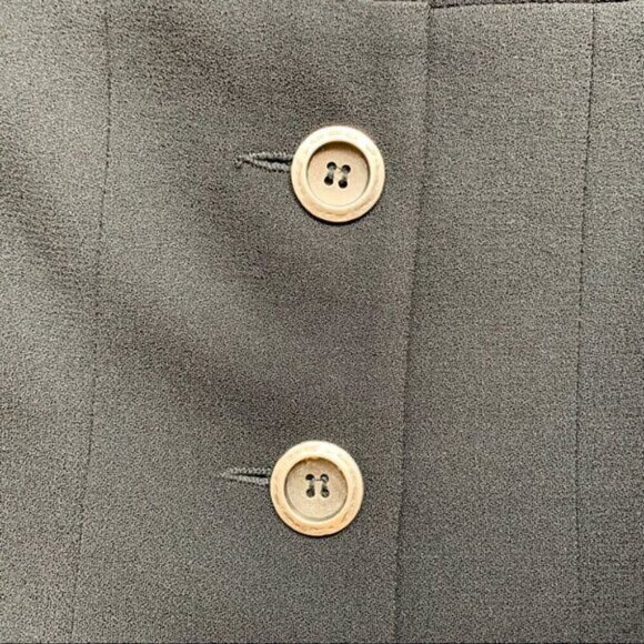 Holt Renfrew Women’s Blazer Jacket Collar Button Down Wool Vintage 90s y2k 2000s - Picture 10 of 16